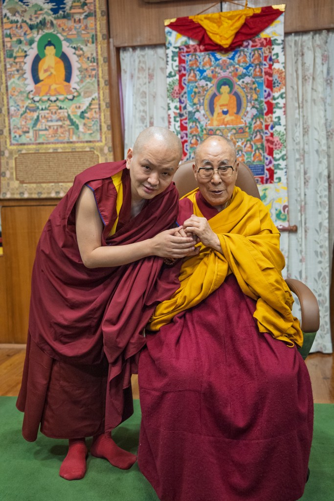 With His Holiness the Dalai Lama — 8
