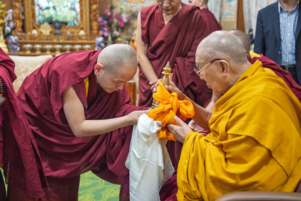With His Holiness the Dalai Lama — 2