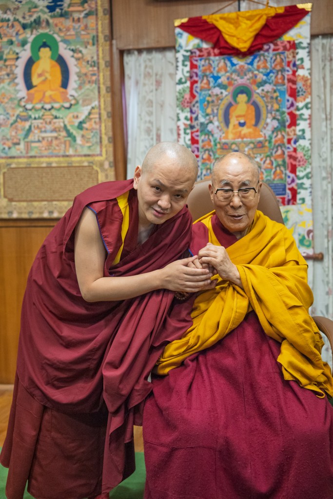 With His Holiness the Dalai Lama — 9