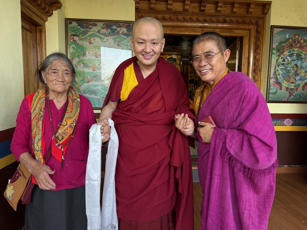 With Spiritual Leaders — 3